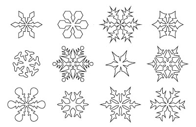 Snowflakes By the Dozen Motifs